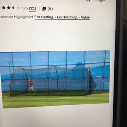 Baseball Softball  Batting Cage Brand New From Dicks 