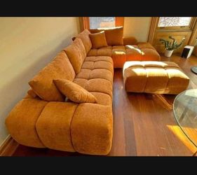 Orange Sectional Sofa New Finance Available 