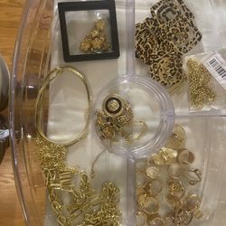 Assortment Of New Gold Jewelry 
