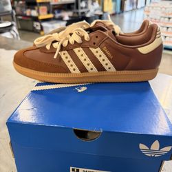 Adidas Women’s Samba OG In Brown Size 9 Brand New In Box
