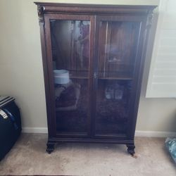 Vintage Cabinet  Or Bookcase