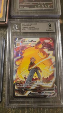 Pikachu VMAX UR TG17 BGS 9 Mint Graded Card