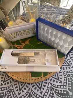 Wedding Cake Knife and Server Set