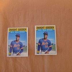  2-Dwight Gooden N.L.ALLSTAR CARD 1986 Topps