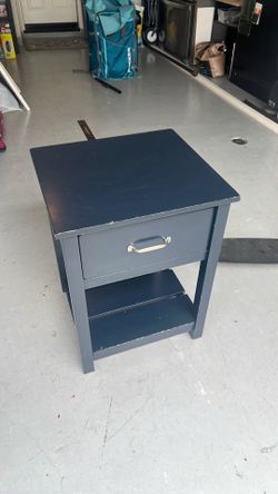 Pottery barn kids navy nightstand