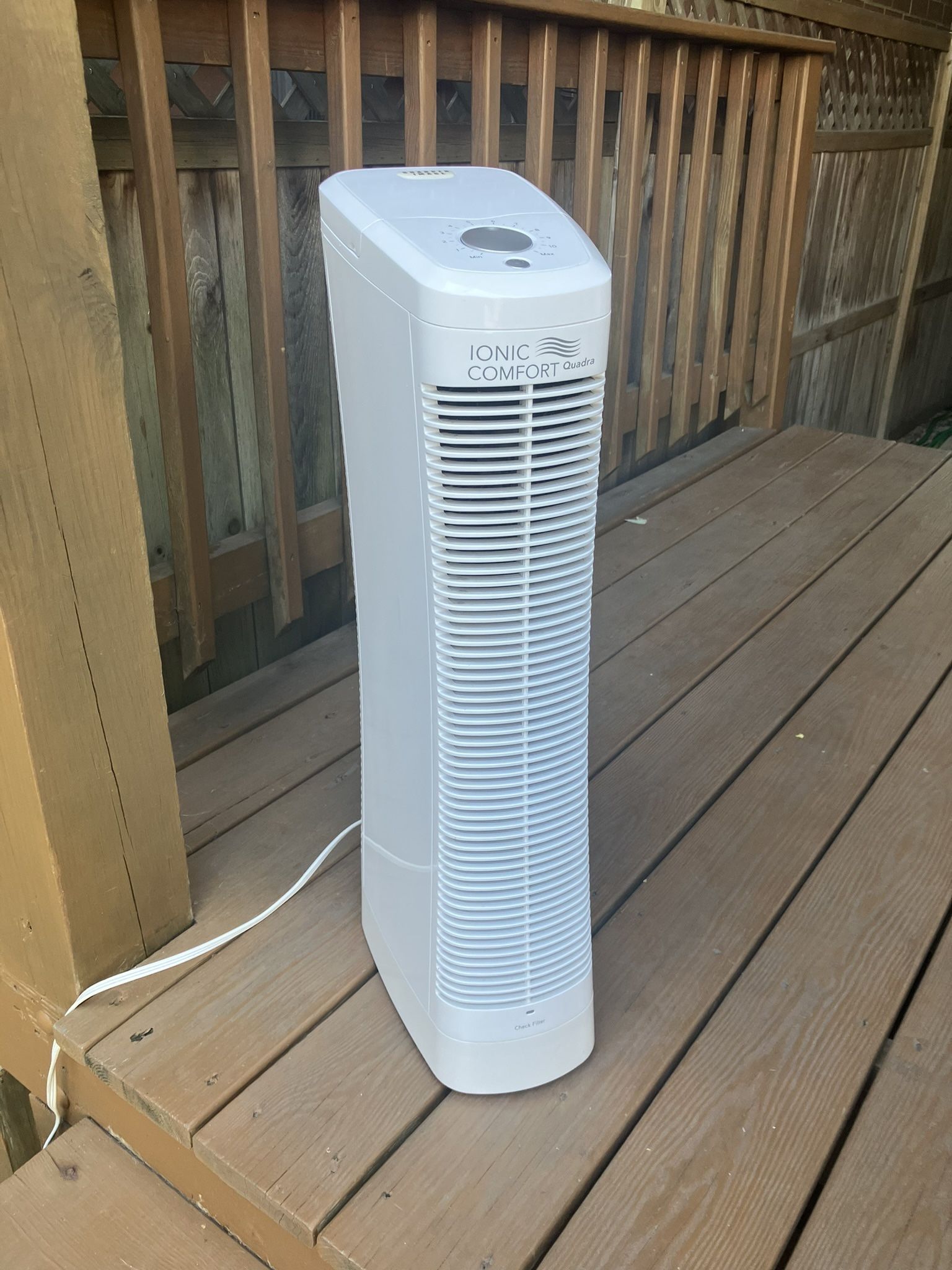 Sharper Image Ionic Comfort Quadra Air Purifier - Washable Filter