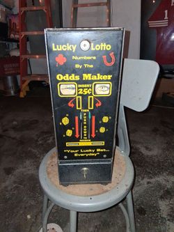 1960's Lucky Lotto, Lucky Numbers, and Fortune machine.