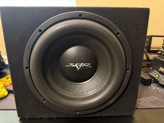 Skar SDR-12 - 12” Subwoofer in Best Buy Trunk Box - Deep Bass - Clean & Loud