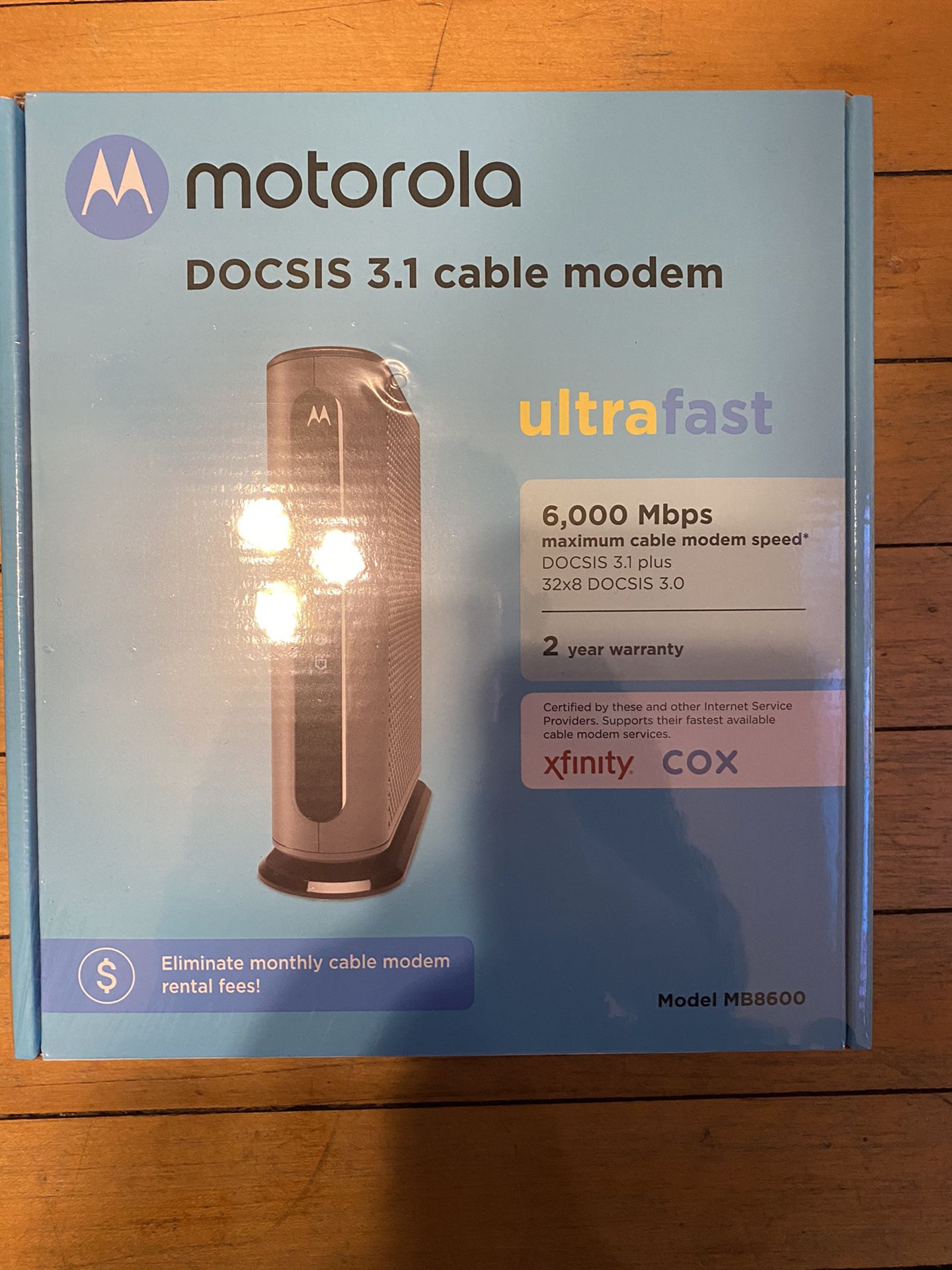 Motorola Docsis 3.1 (latest modem in the market)