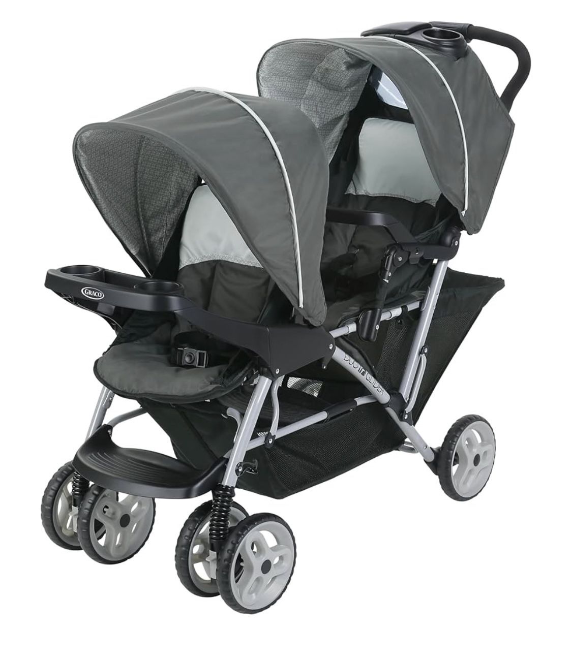 Graco DuoGlider Double Stroller | Lightweight Double Stroller with Tandem Seating