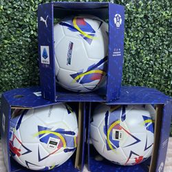 Puma Orbita Serie A FIFA Quality Football Soccer Ball Sports Size 5 NWT New