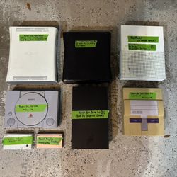 8 Videogame Consoles For Parts / Repair ONLY (PS1, PS2,  Xbox 360,  Xbox One, SNES, DS, DSi)