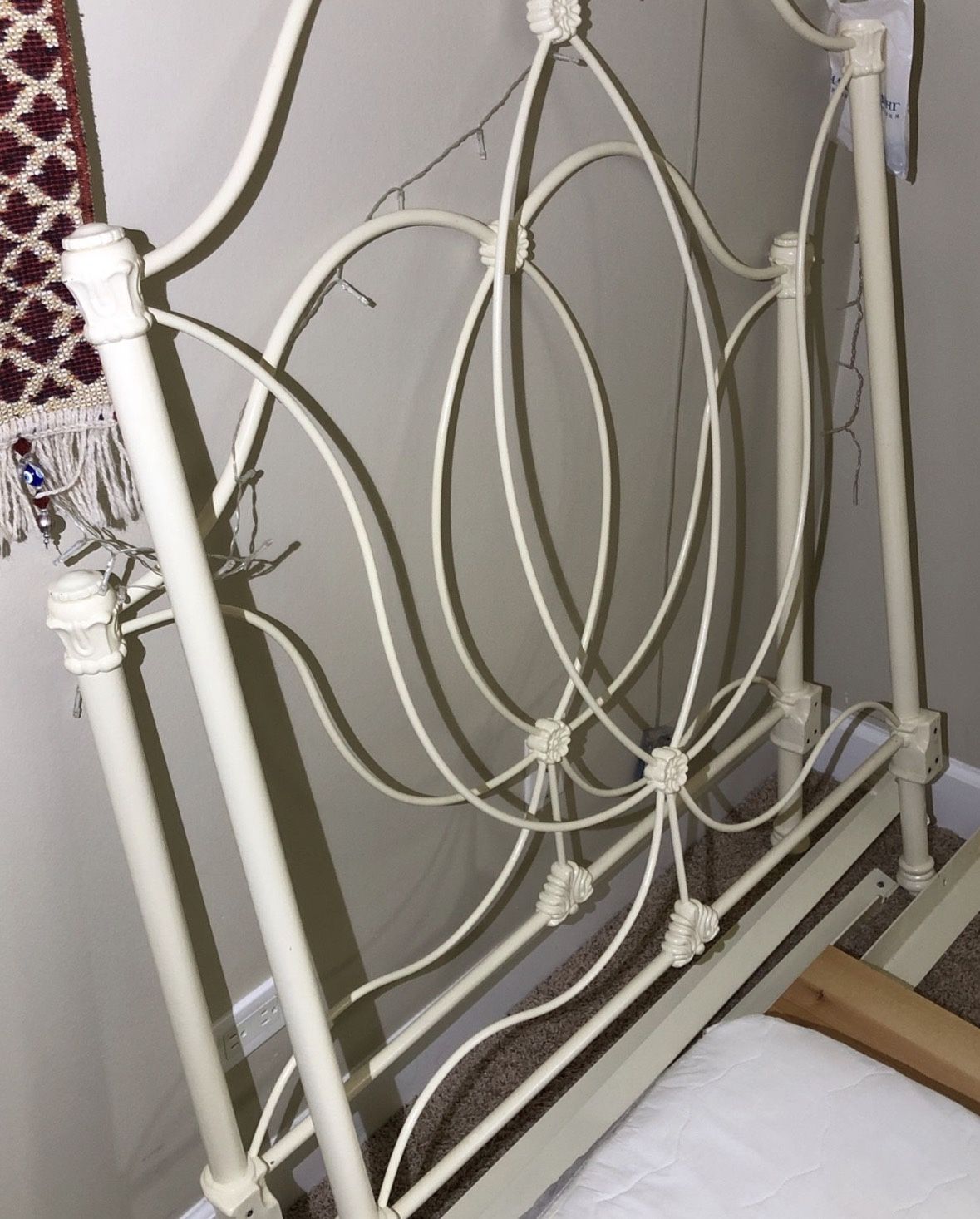 Twin Size Bed Lindsey Lavender Butterfly Pottery Barn Kids Iron bed