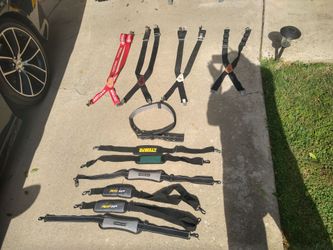 4 Suspenders, 6 Straps, 1 Belt W/ Storage Container