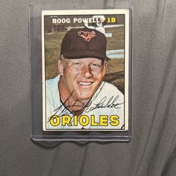 Boog Powell SIGNED CARD