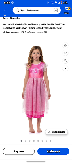 Girls wicked night gowns or dress up new