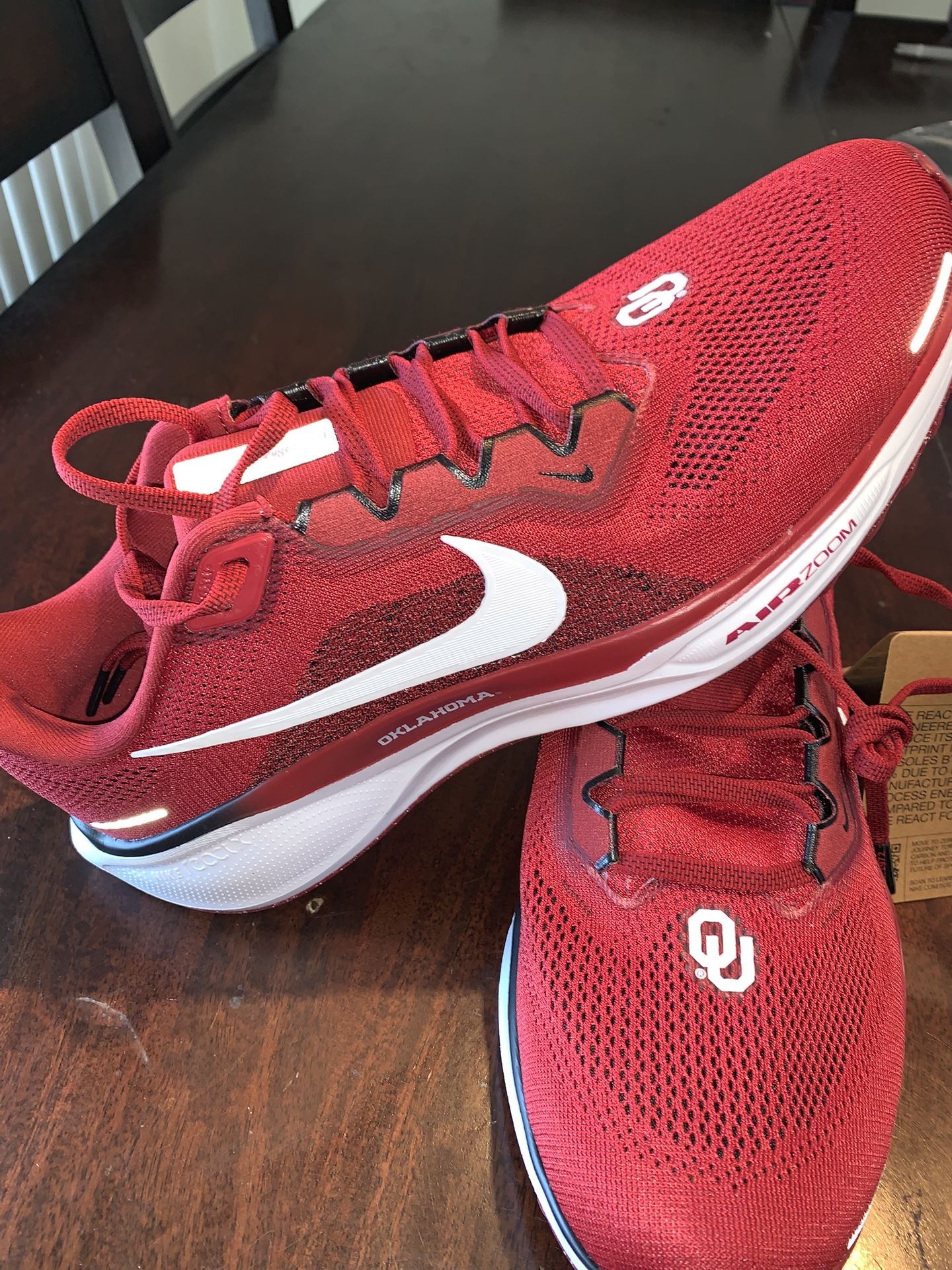 Men’s Nike Pegasus 41 Oklahoma Sooners Running Shoes