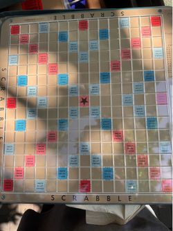 Vintage scrabble deluxe game from around 1950