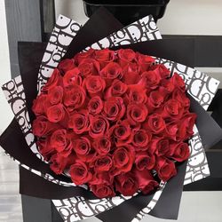 50 Red Rose Bouquet