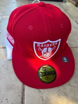 NEW ERA RAIDERS HAT FITTED SIZE 7 3/8 NEW