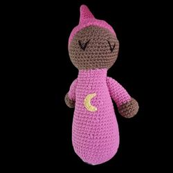 Handmade Crocheted Sleepy Doll 