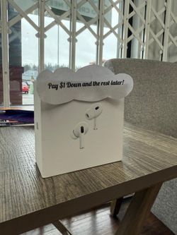 Apple Airpods Pro 2 Wireless Earbuds New - Pay $1 To Take It Home Today and pay the rest later.