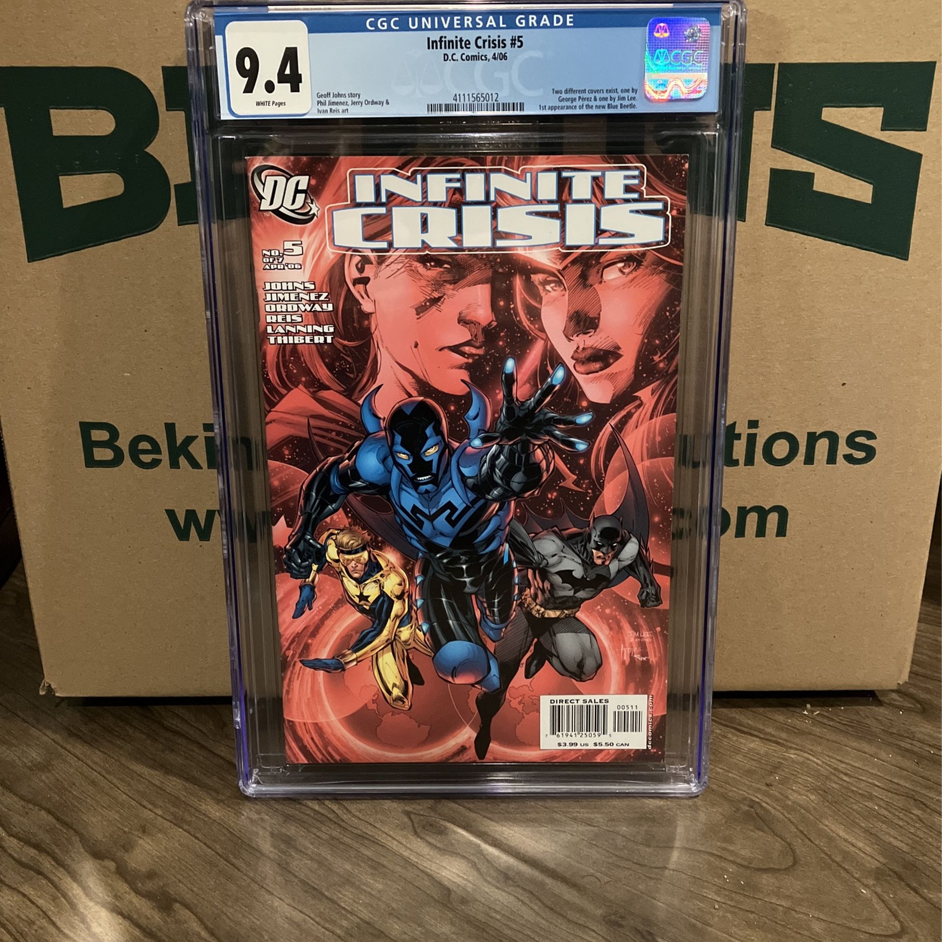 Infinite Crisis #5 CGC 9.4 - First Jaime Reyes Blue Beetle
