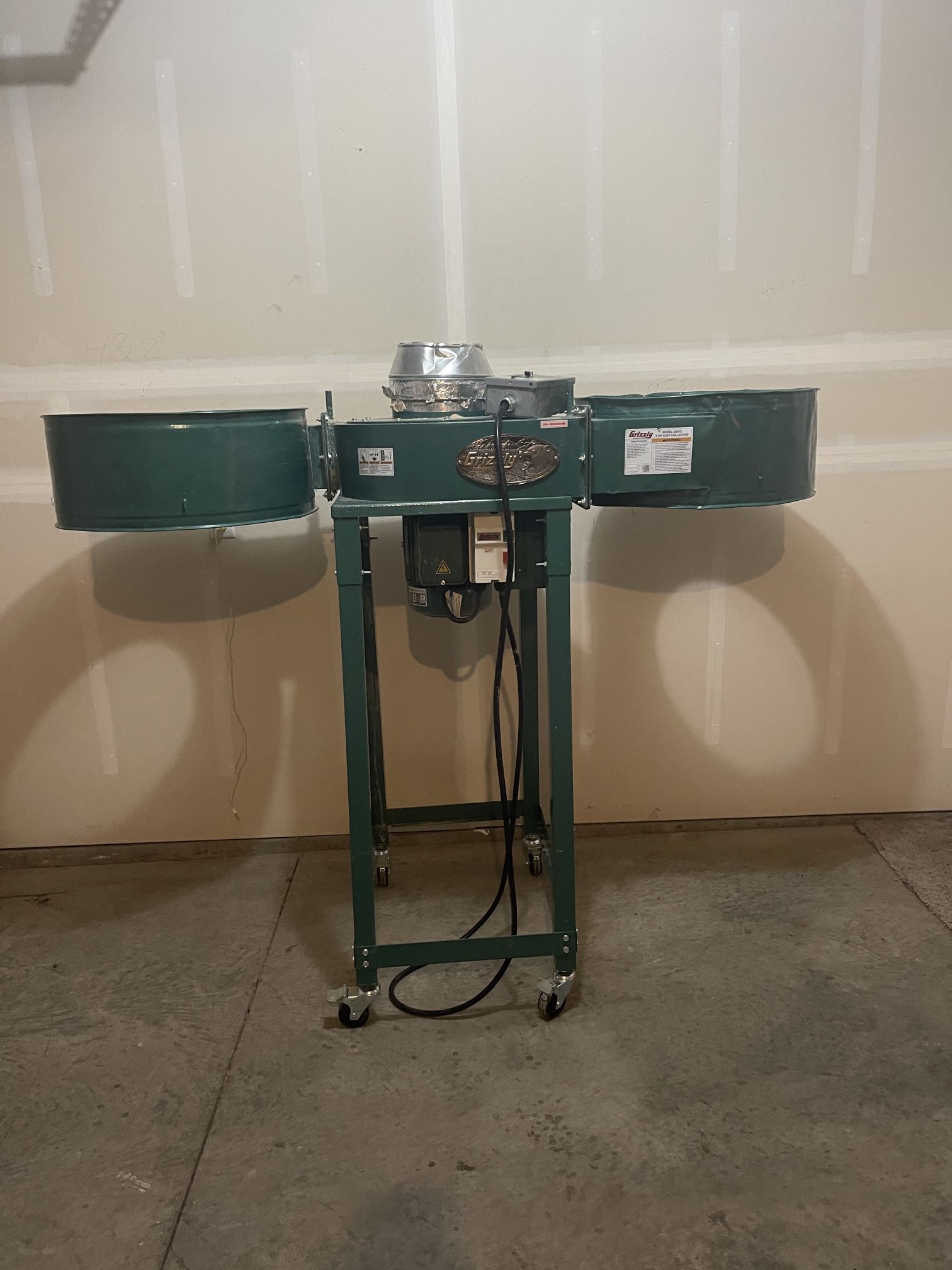 Grizzly 5 hp dust collector