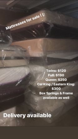 Mattresses for sale