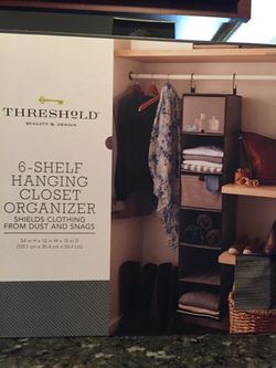 6 Shelf Hanging Closet Organizer