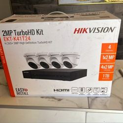 4 Camaras De Seguridad -4 CCTV Security Cameras With Recorder❗️INSTALLED❗️INSTALADAS 💯