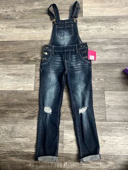 Girls Jean Coveralls Overalls size 7