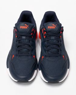 Puma Men’s SoftFoam Sneakers Size 11.5 Navy Red Athletic Shoes