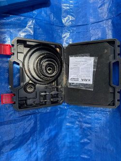 KATA 20pc Hole Saw Kit 3/4-6in for Wood/PVC with Case