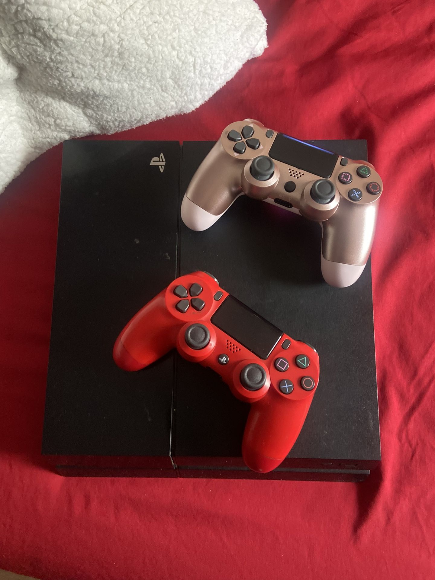 PS4 And 2 Controllers