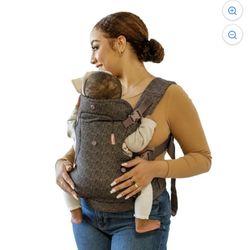 Infantino Flip 4-in-1 Convertible Baby Carrier, 4 Positions, Unisex, 8-32 lbs, Leopard