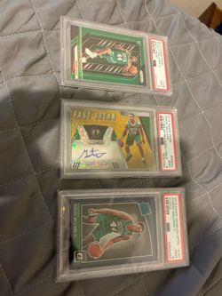 Graded basketball panini cards