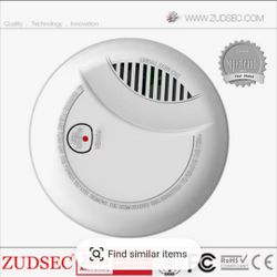 Smoke Detectors Fire Alarms 9 Pack Battery Operated Photoelectric Smoke Alarm with Test Button