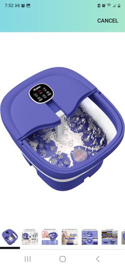 Collap Sible Food Spa  Electric Rotary Massage