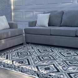 🛋️ Living Spaces Sofa + Loveseat Set – CLEAN + DELIVERY INCLUDED 🚚