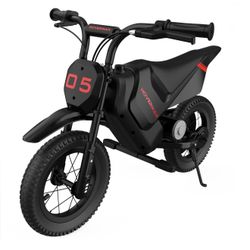 NEW HOVERMAX Electric Kids Dirt Bike 150W Motor 10MPH Battery Ride-On Toy