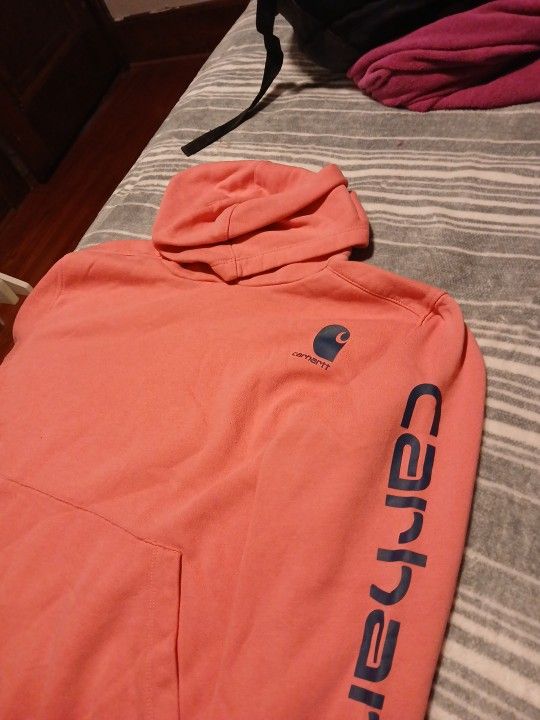 Kid girls XL(14) Carhartt Pink hoodie