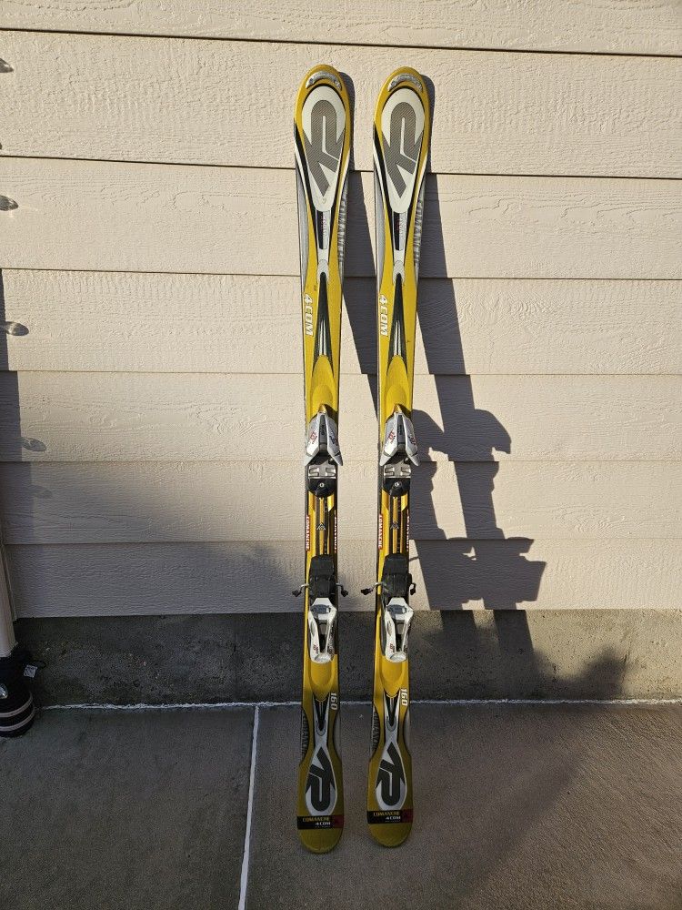 K2 Comanche 4 Com 167cm All-Mountain SKIS W/ Marker Bindings K2 Comanche 4 Com 167cm All-Mountain SKIS W/ Marker Bindings