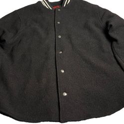 424 ON FAIRFAX Black men’s Jacket World Design At Back Size 52, XXL US ITALY