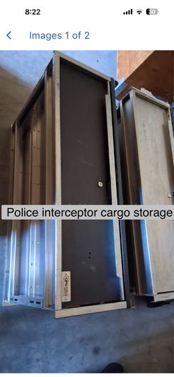 Police interceptor cargo storage **No Keys**