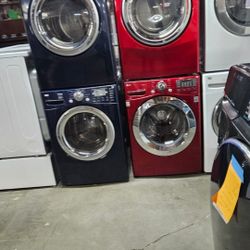 Quality refurbished appliances, refrigerator stove washers dryers, Stackables(Included warranty