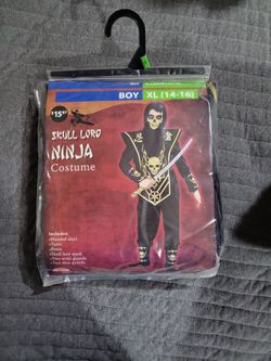 Ninja skull lord costume