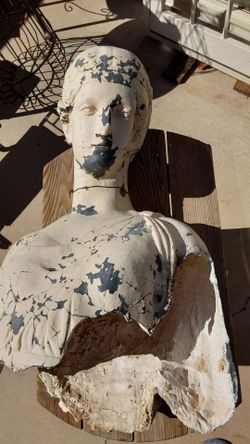 Halloween Decor - Woman Statue Head Piece - $40