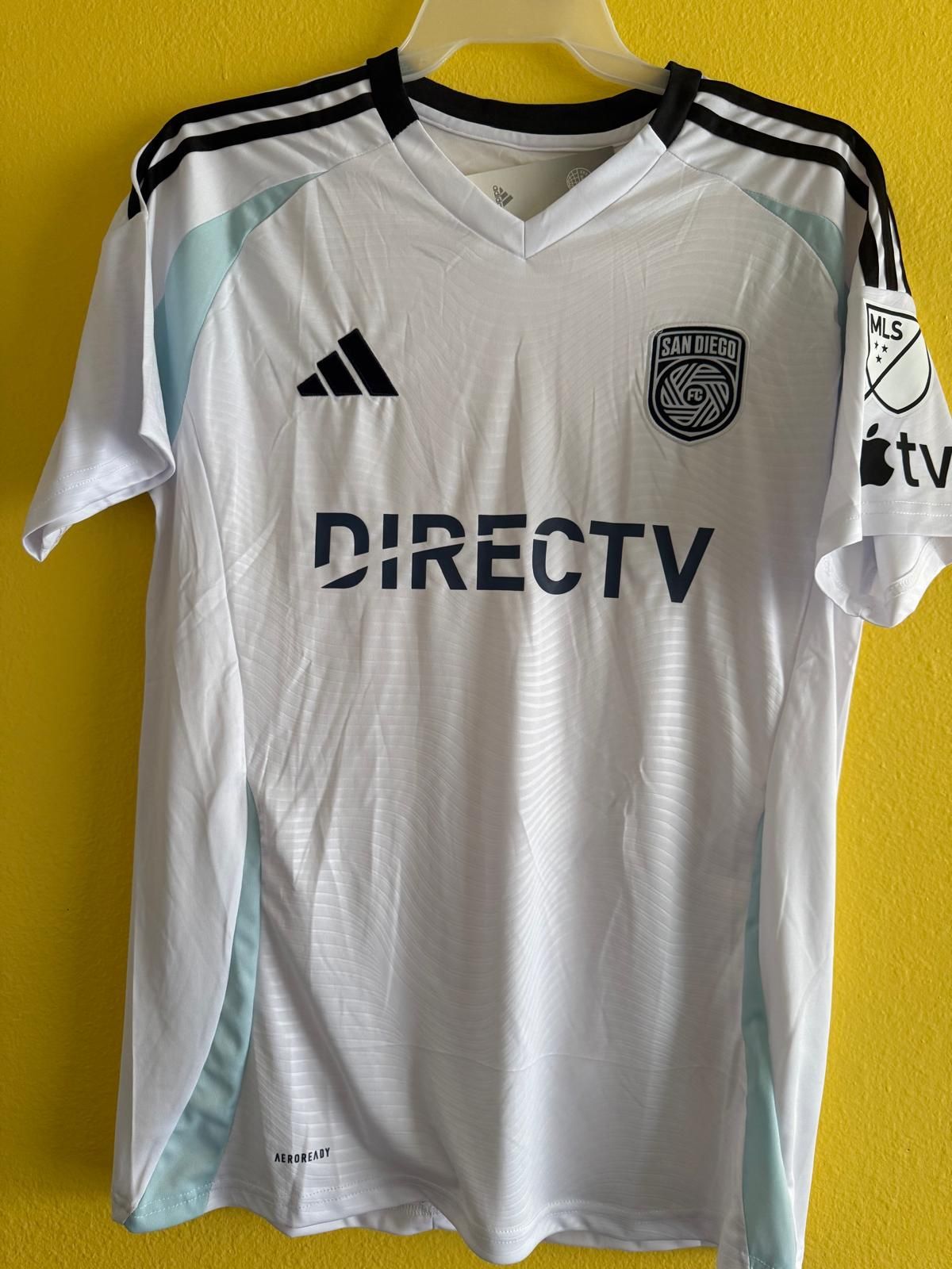 San Diego FC away Jersey White 2025 for Men