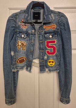 Custom Washington Cammanders Denim Jacket